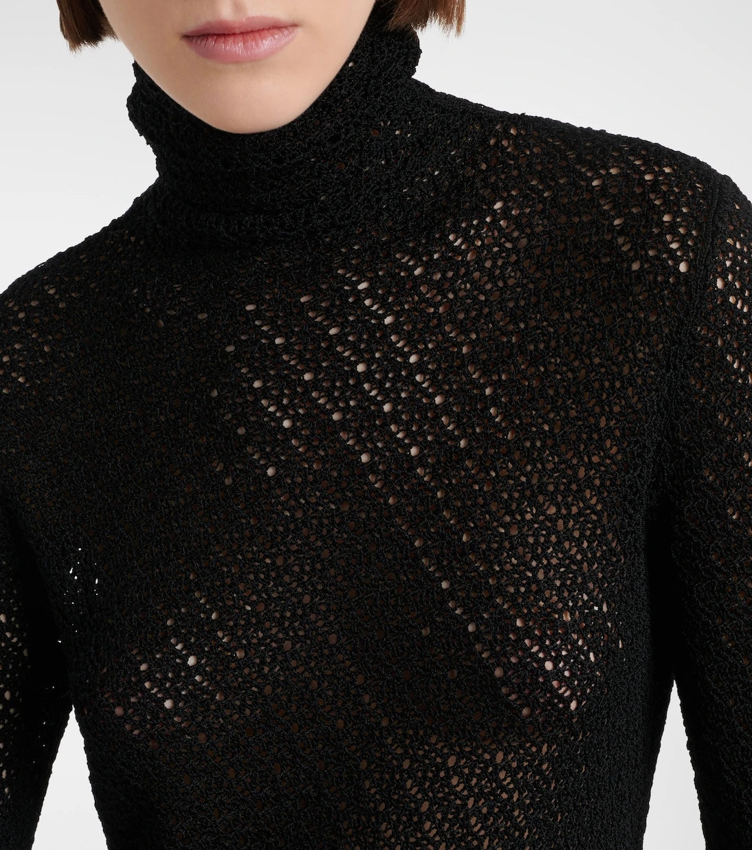 Toteme - Crochet turtleneck top