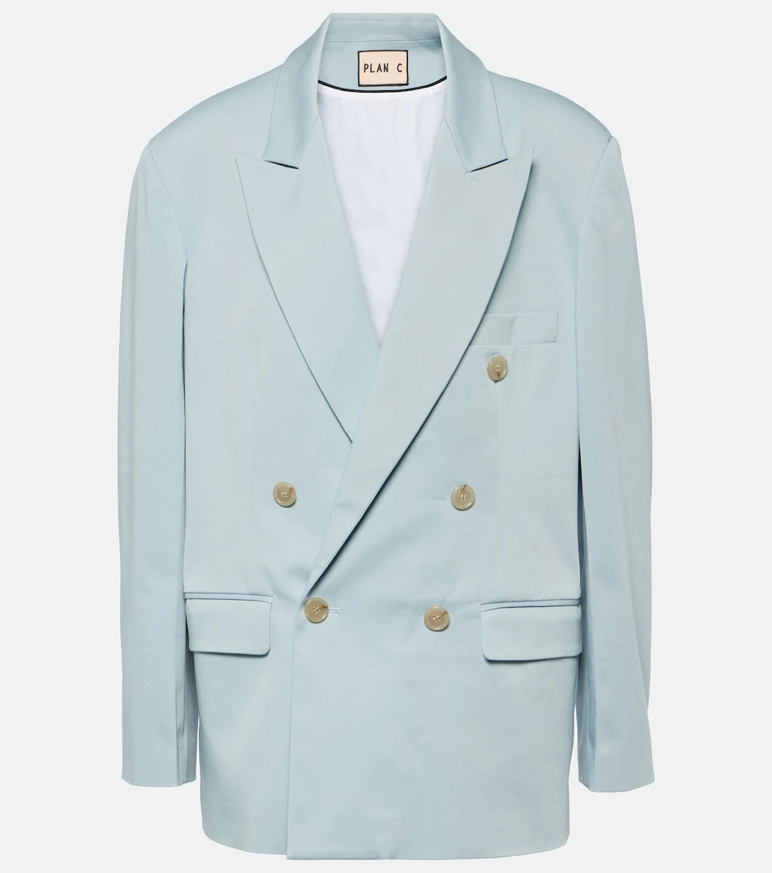 Plan C - Oversized cotton-blend blazer