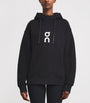 Black Organic Cotton-Blend Club Hoodie