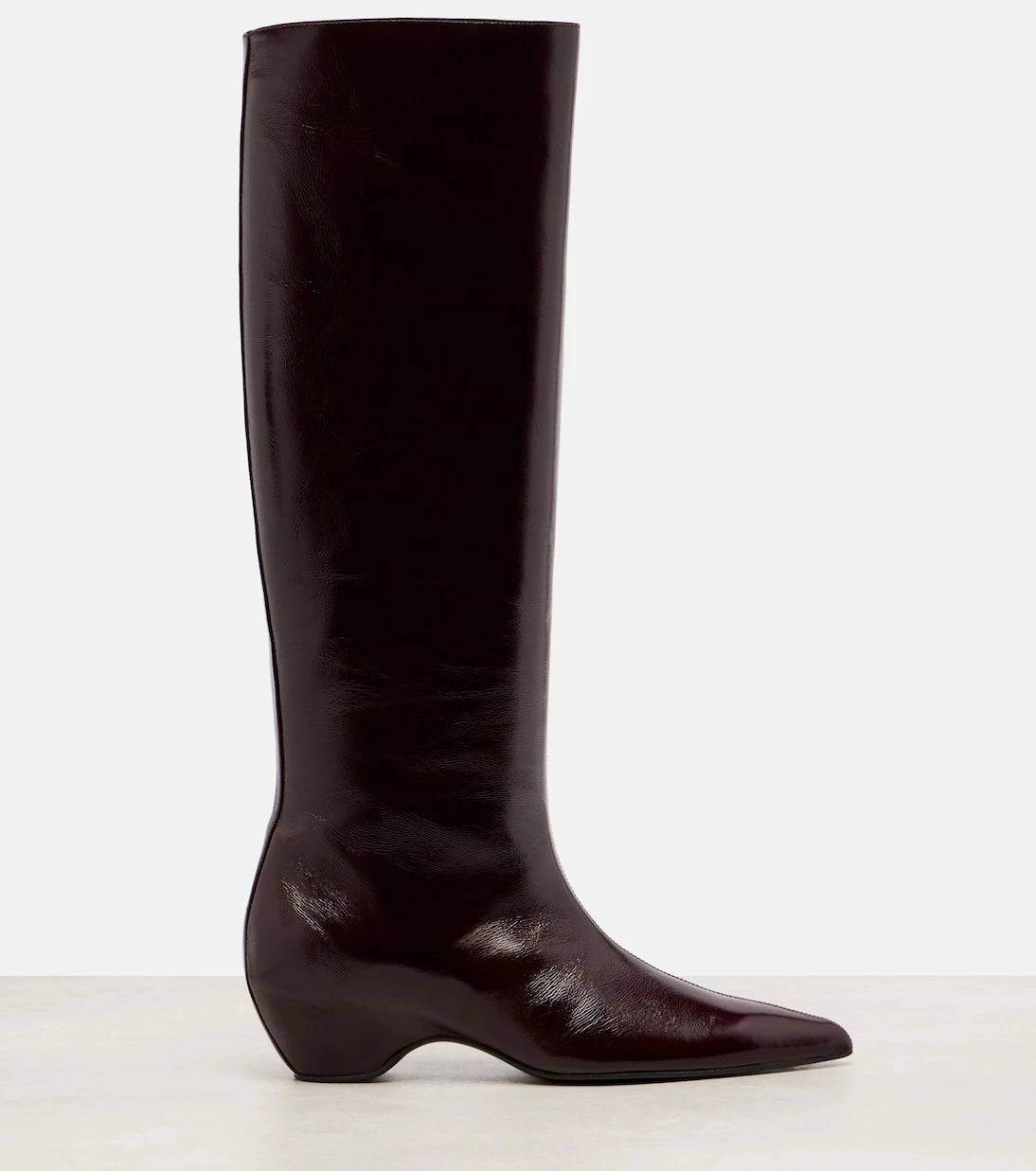 Khaite - Sybil 40 leather knee-high boots