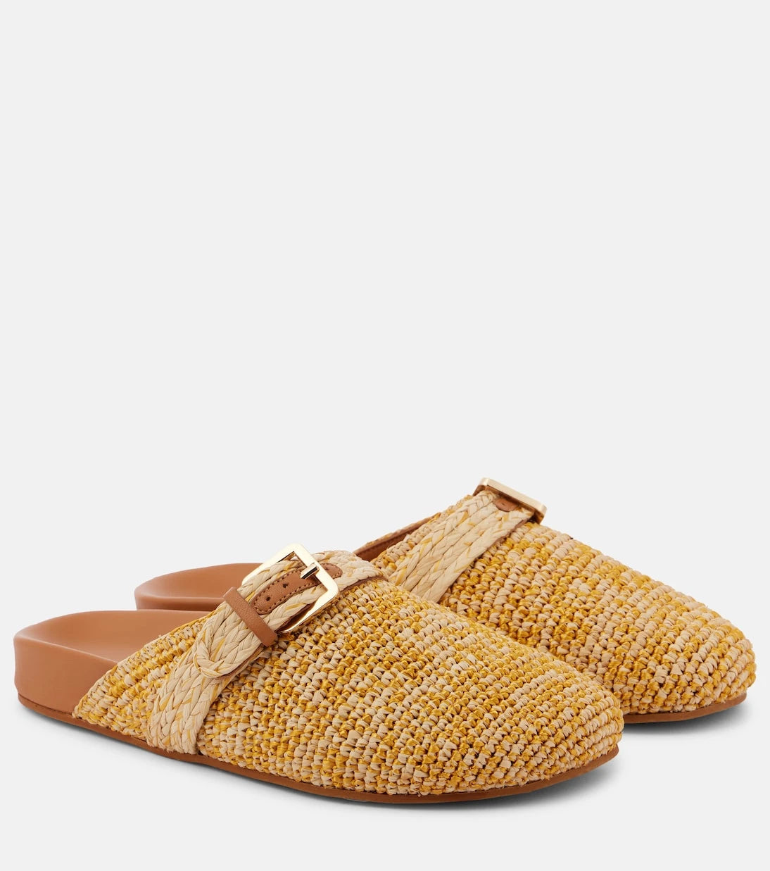 Clergerie - Quinta raffia mules