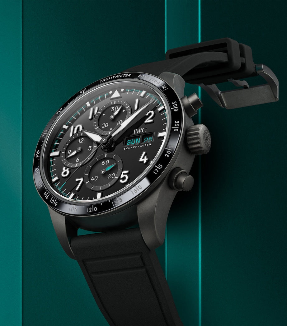 IWC Schaffhausen x Mercedes-AMG PETRONAS Ceratanium Pilot's Performance Chronograph Watch 41mm