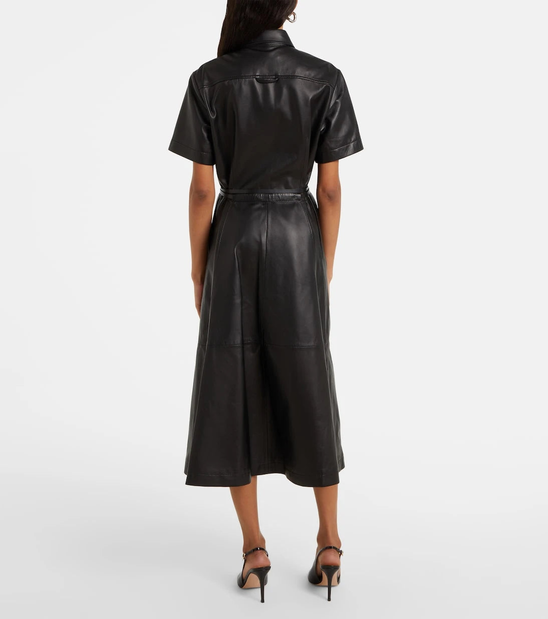 Altuzarra - Kiera leather shirt dress