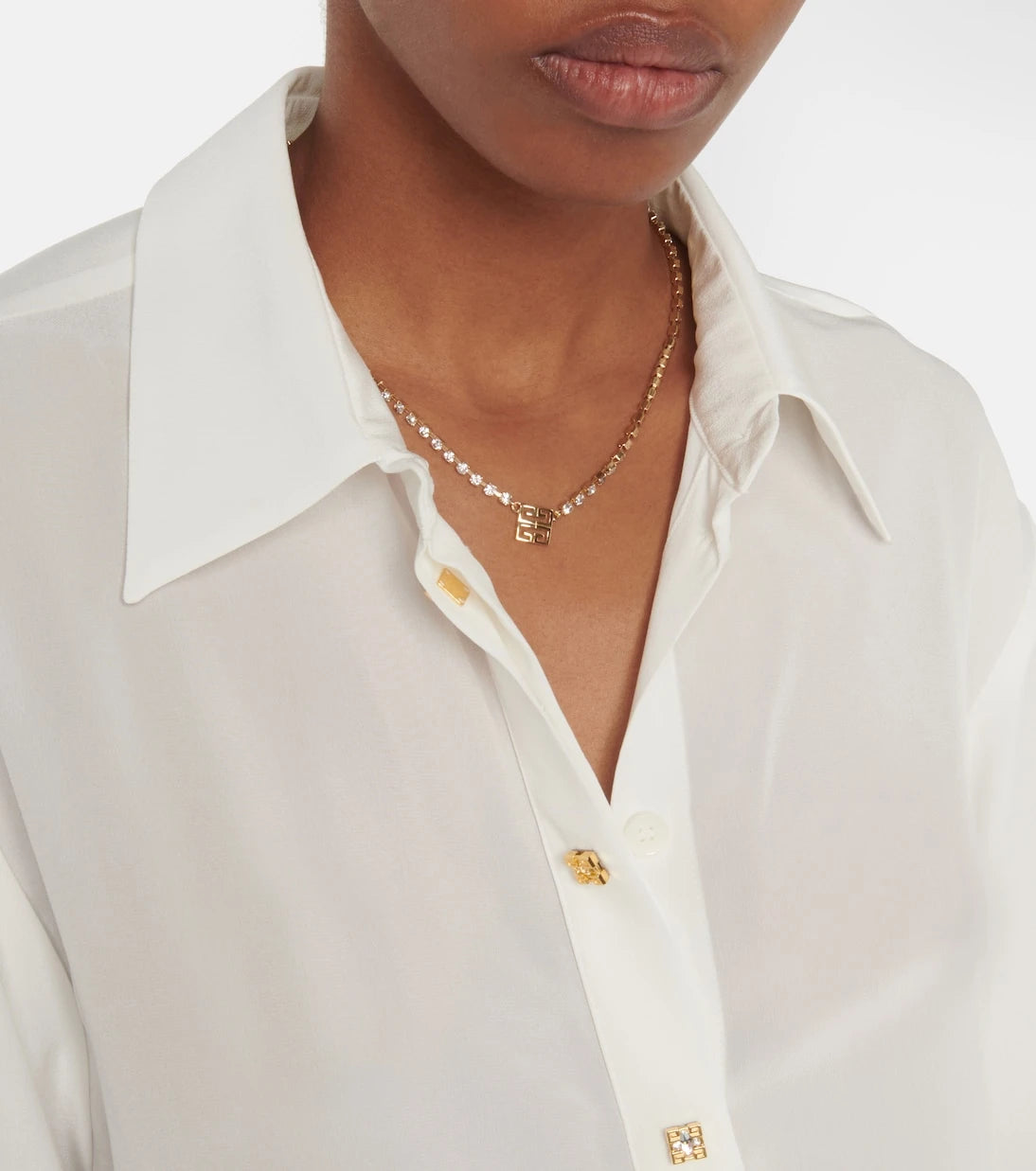 Givenchy - 4G Swarovski® crystal-embellished necklace