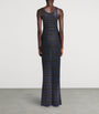 Balenciaga Black Cotton-Blend Tank Top Maxi Dress