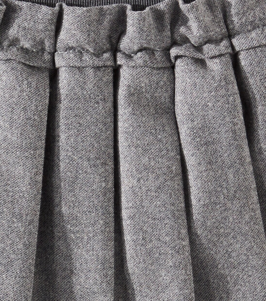 Brunello Cucinelli Kids - Pleated wool-blend skirt