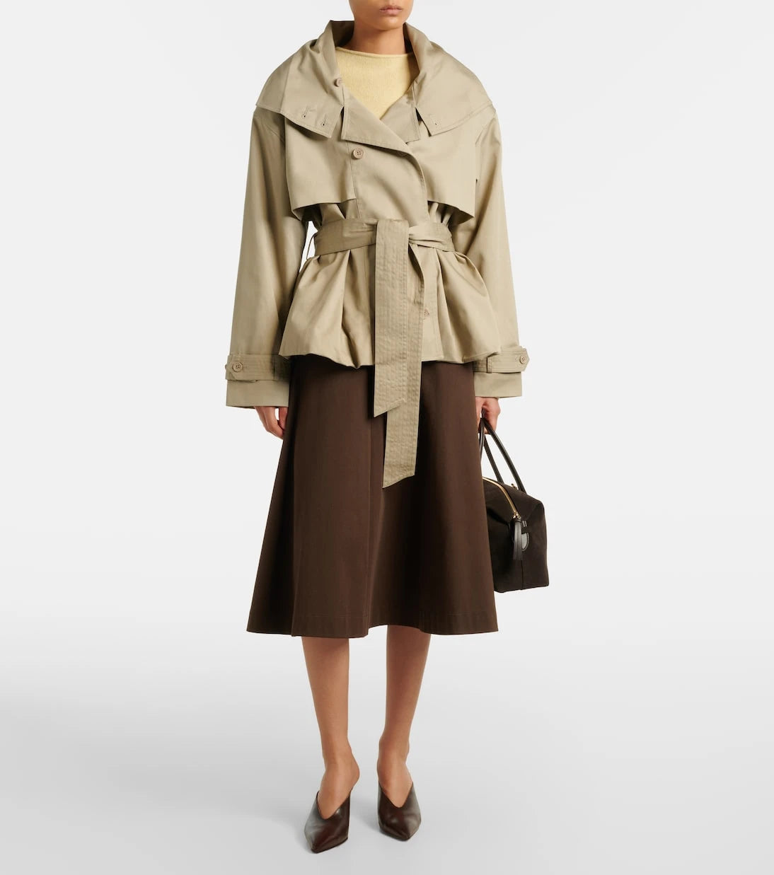 Rotate - Belted double-breasted trench coat