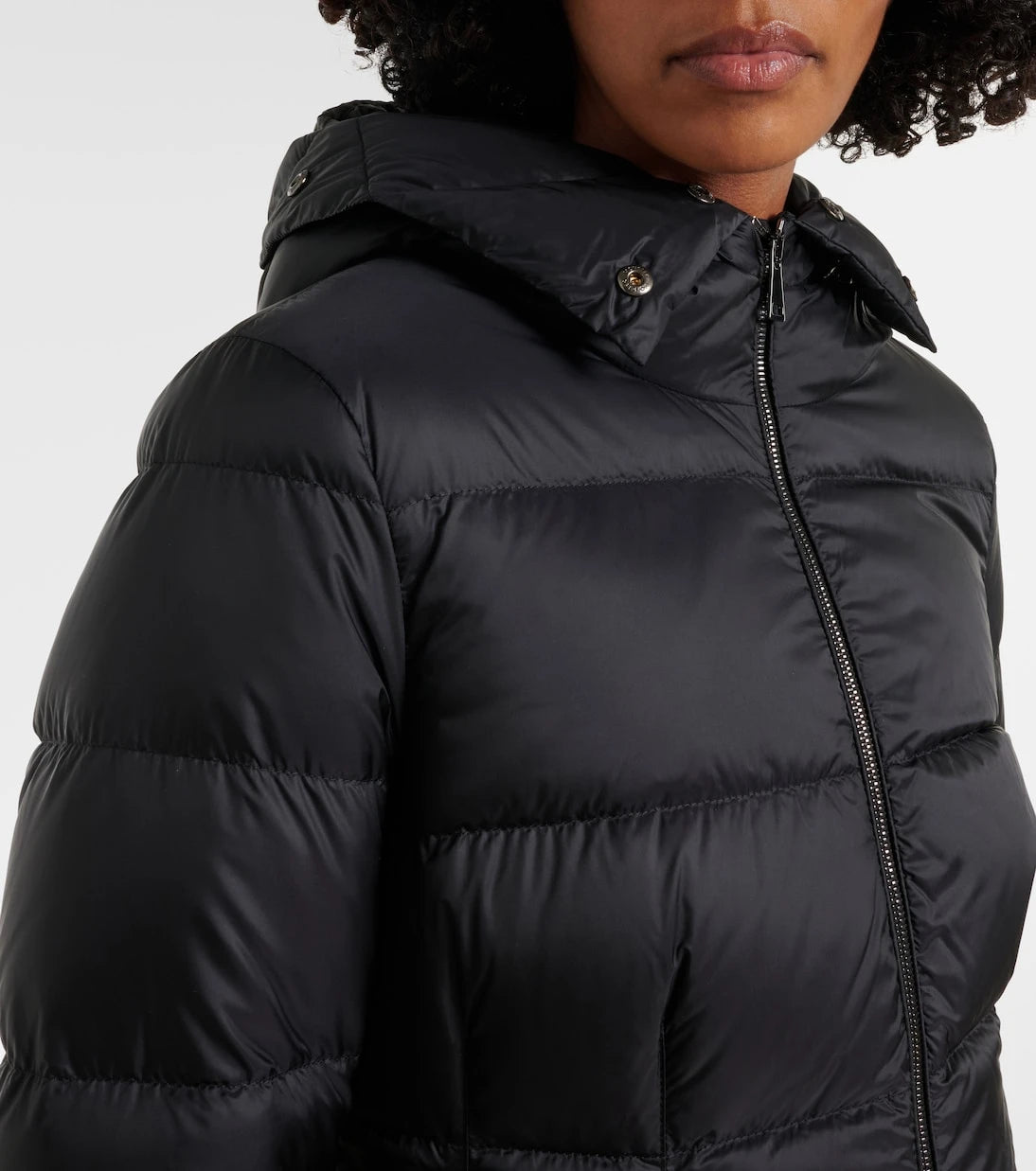 Moncler - Boed shearling-trimmed down jacket