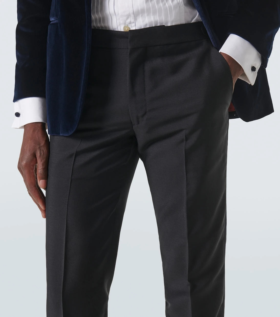 Rubinacci - Modluca wool tuxedo pants