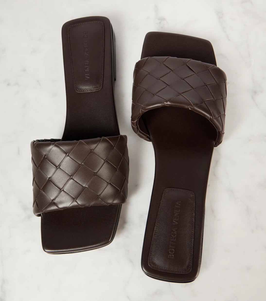 Bottega Veneta - حذاء باركو إنترتشاتو ميول الجلدي