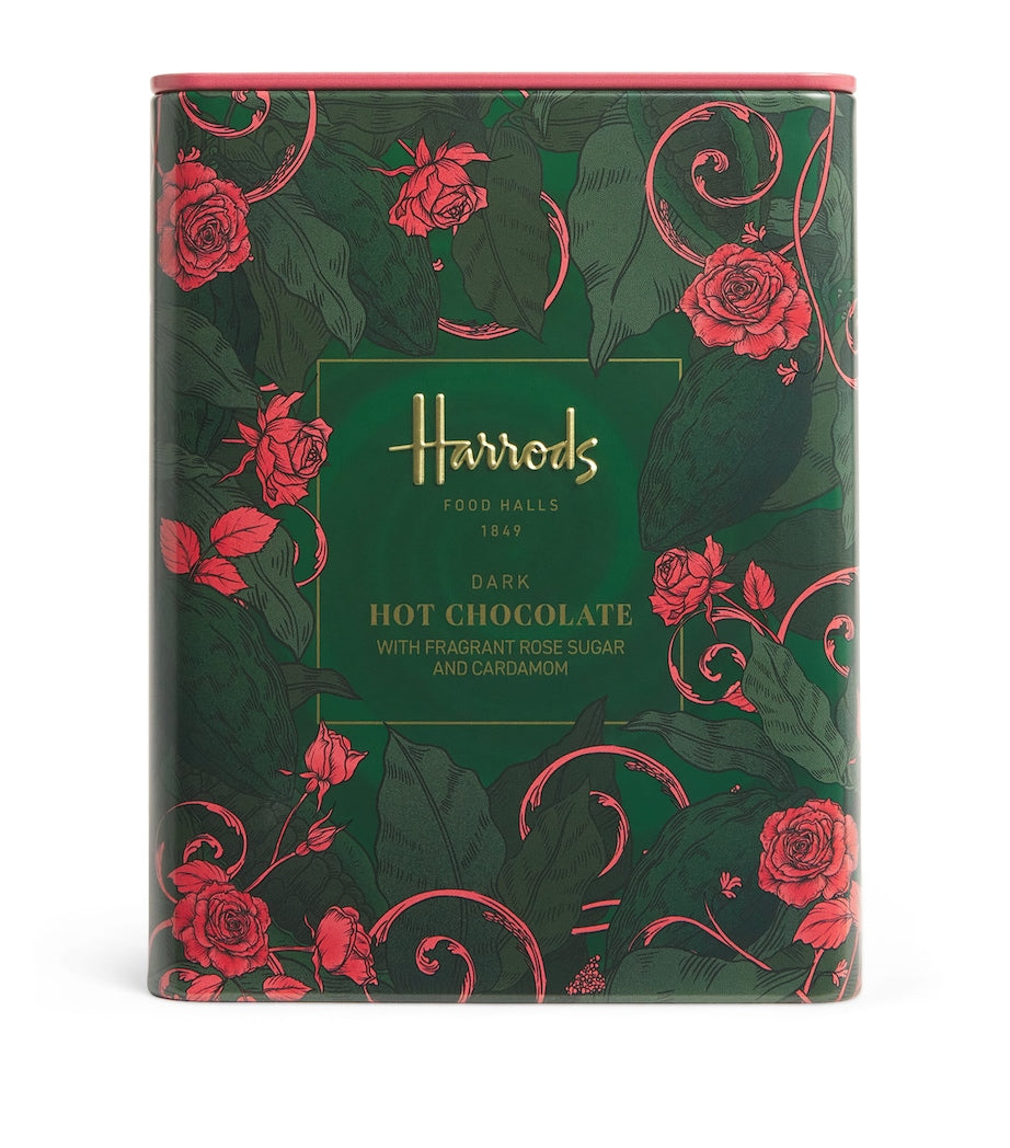 Harrods Dark Hot Chocolate with Rose and Cardamom (250g)