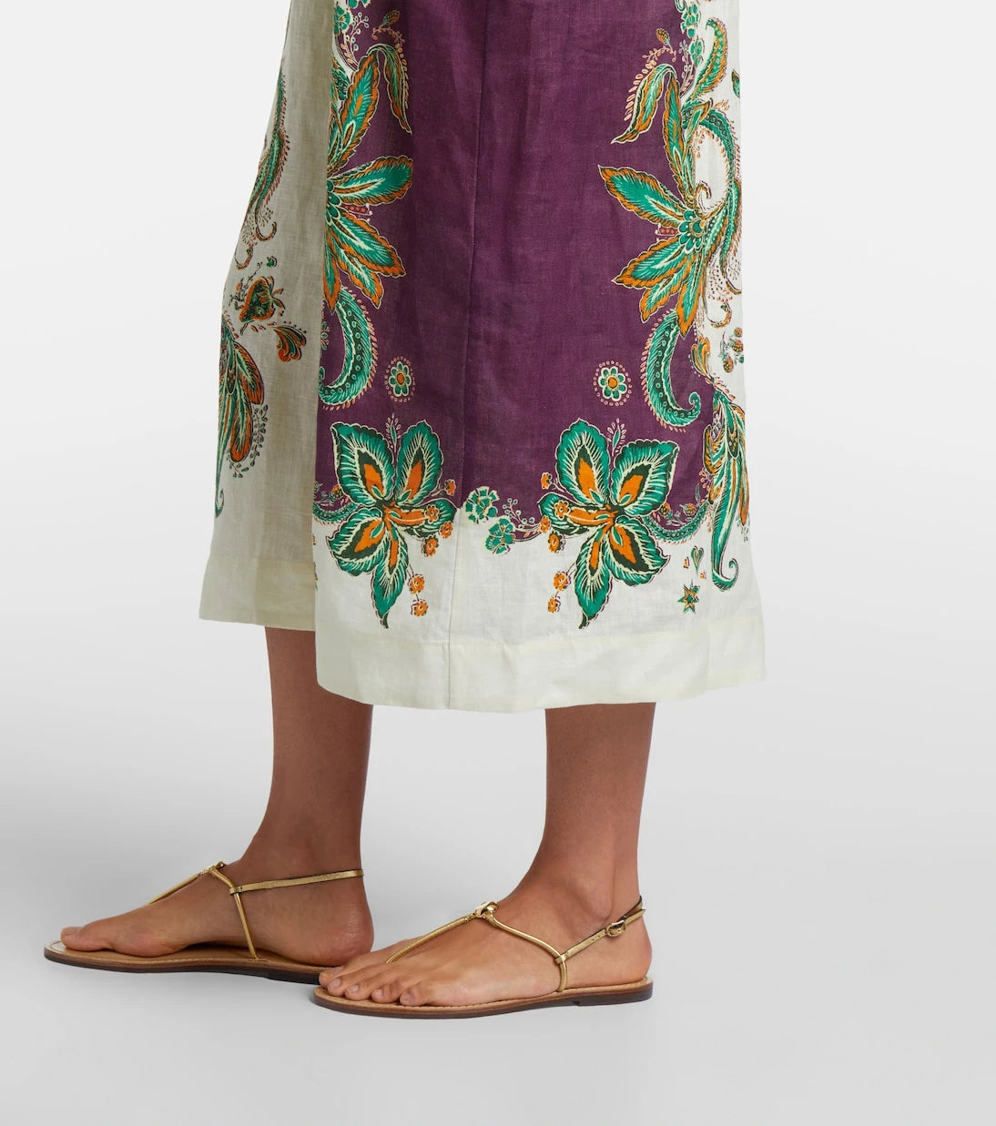 Alémais - Ruthie printed linen shirt dress
