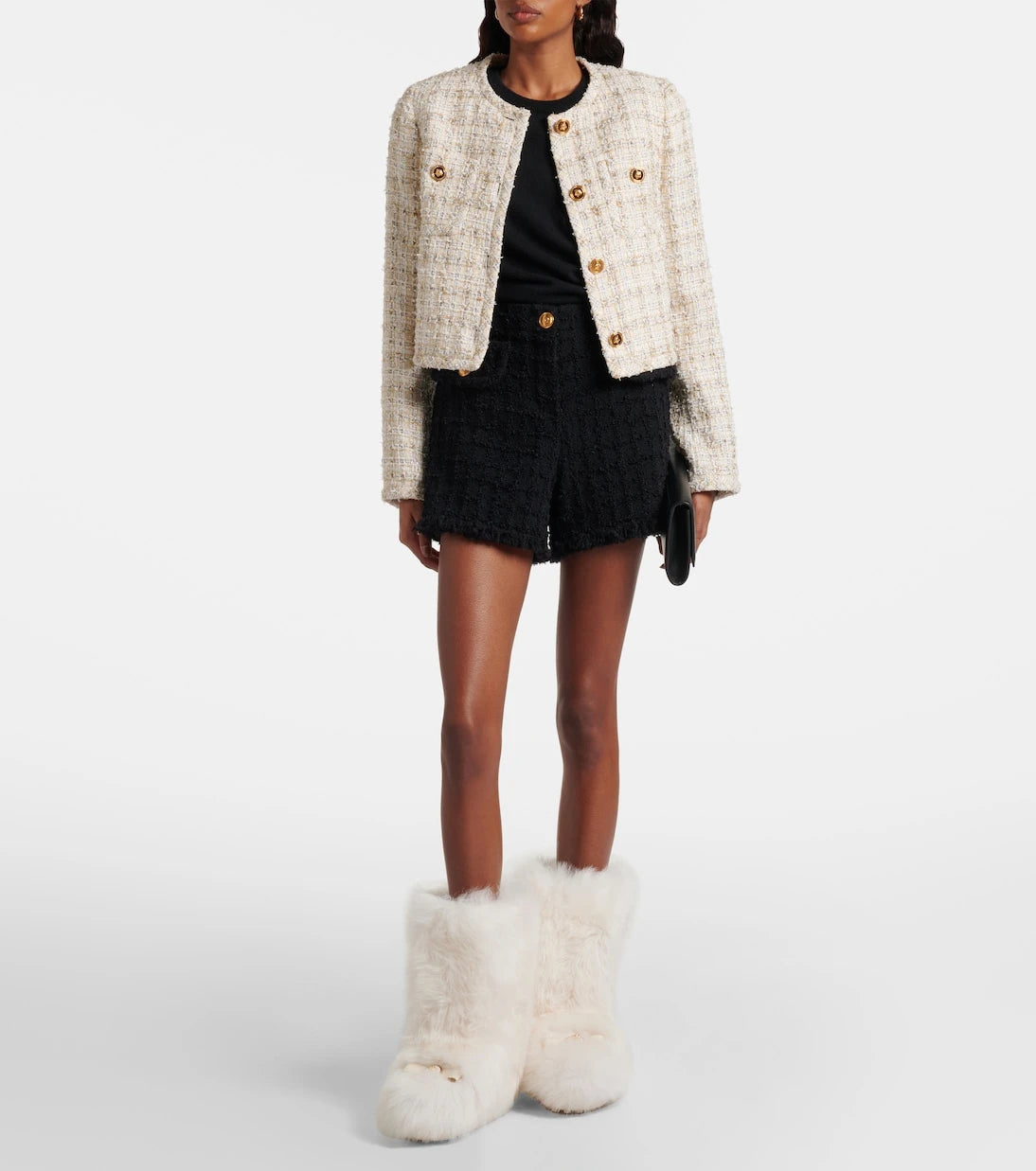 Versace - Shearling boots