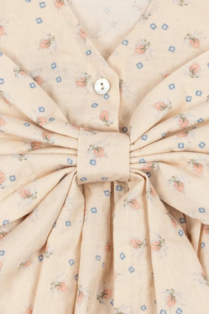 Konges Sløjd рокля EVIA BOW DRESS GOTS