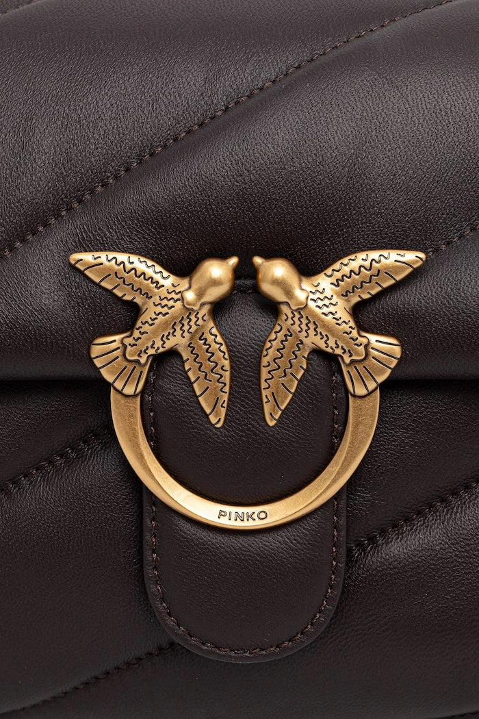 Pinko kadın deri crossbody çanta