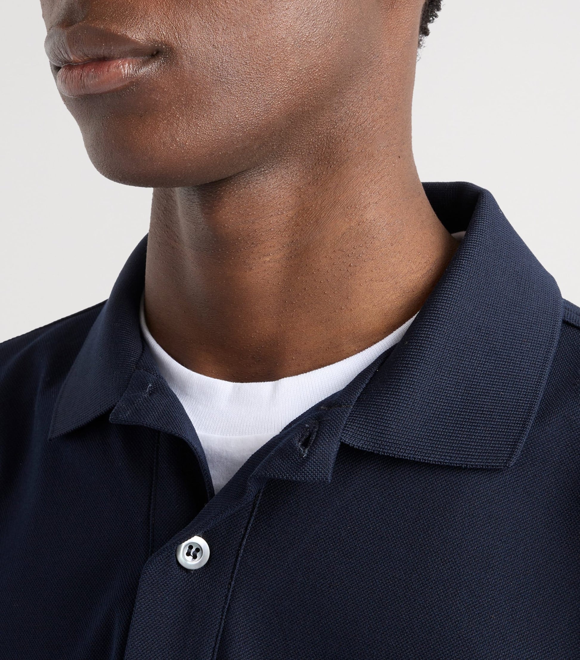 Prada Double-Layer Logo Polo Shirt