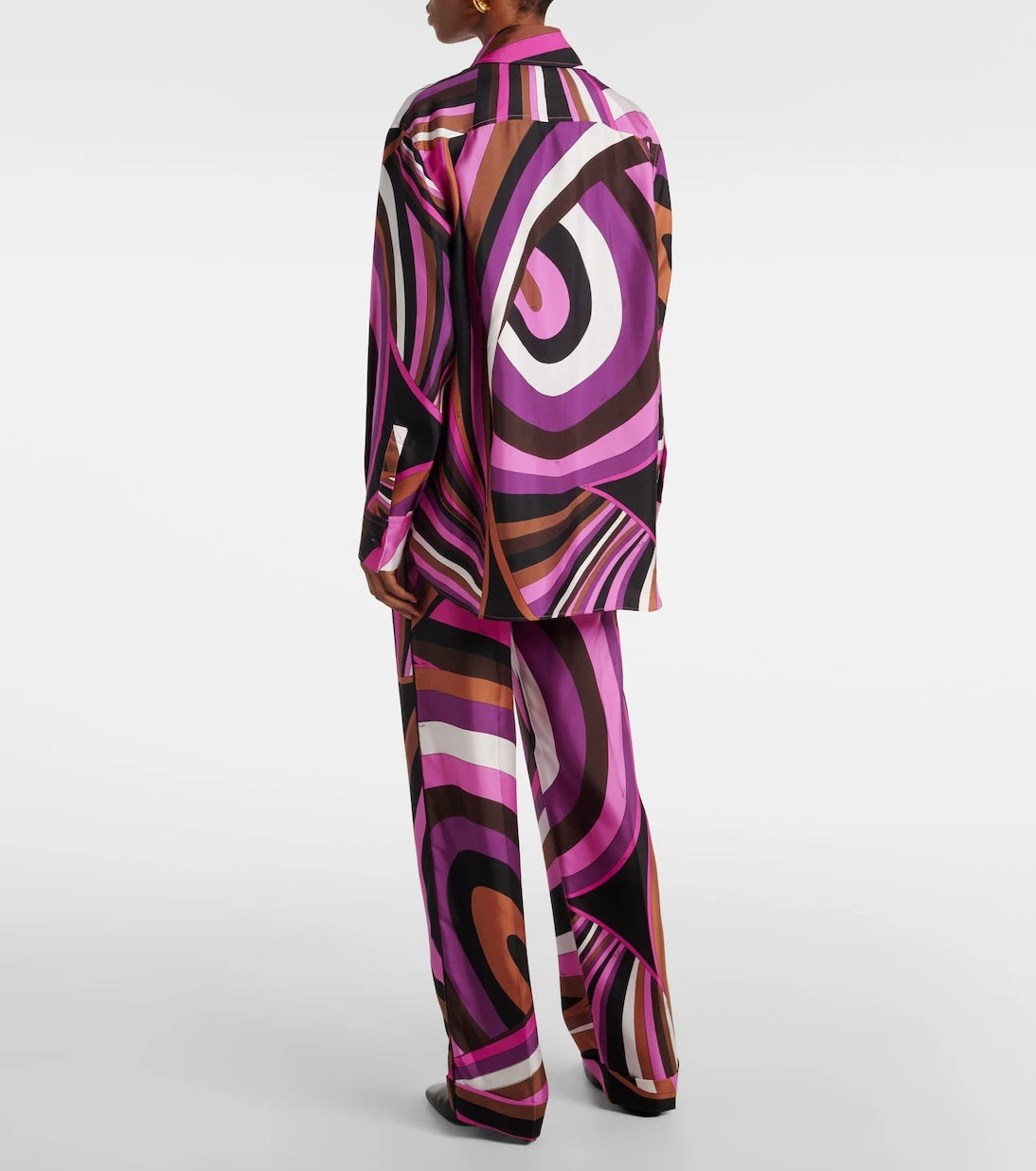 Pucci - Iride silk twill shirt