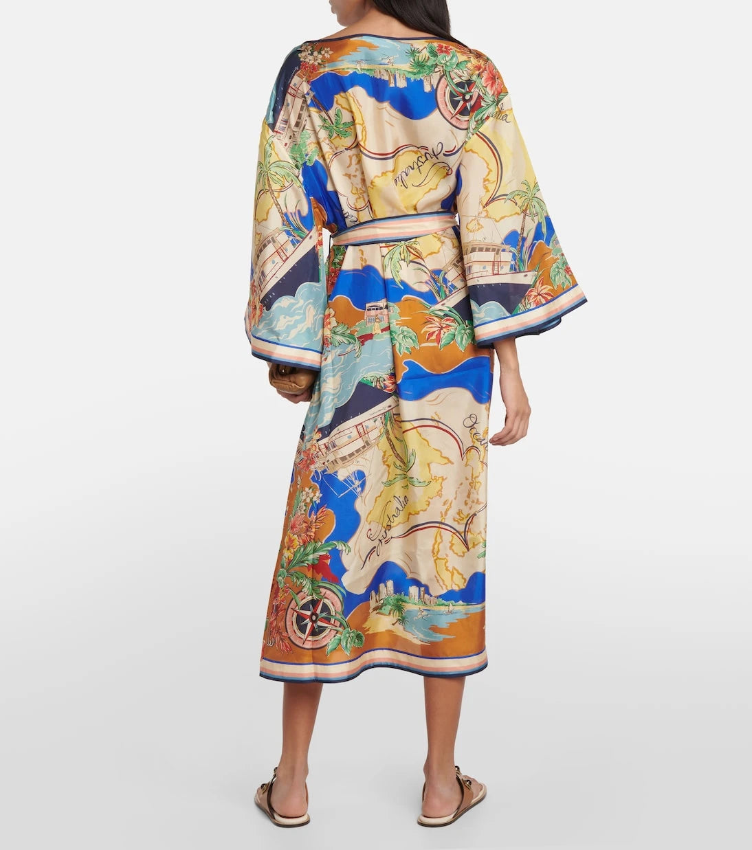 Zimmermann - Alight printed silk midi dress
