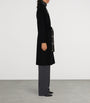 Burberry Wool Reversible Hooded Wrap Coat