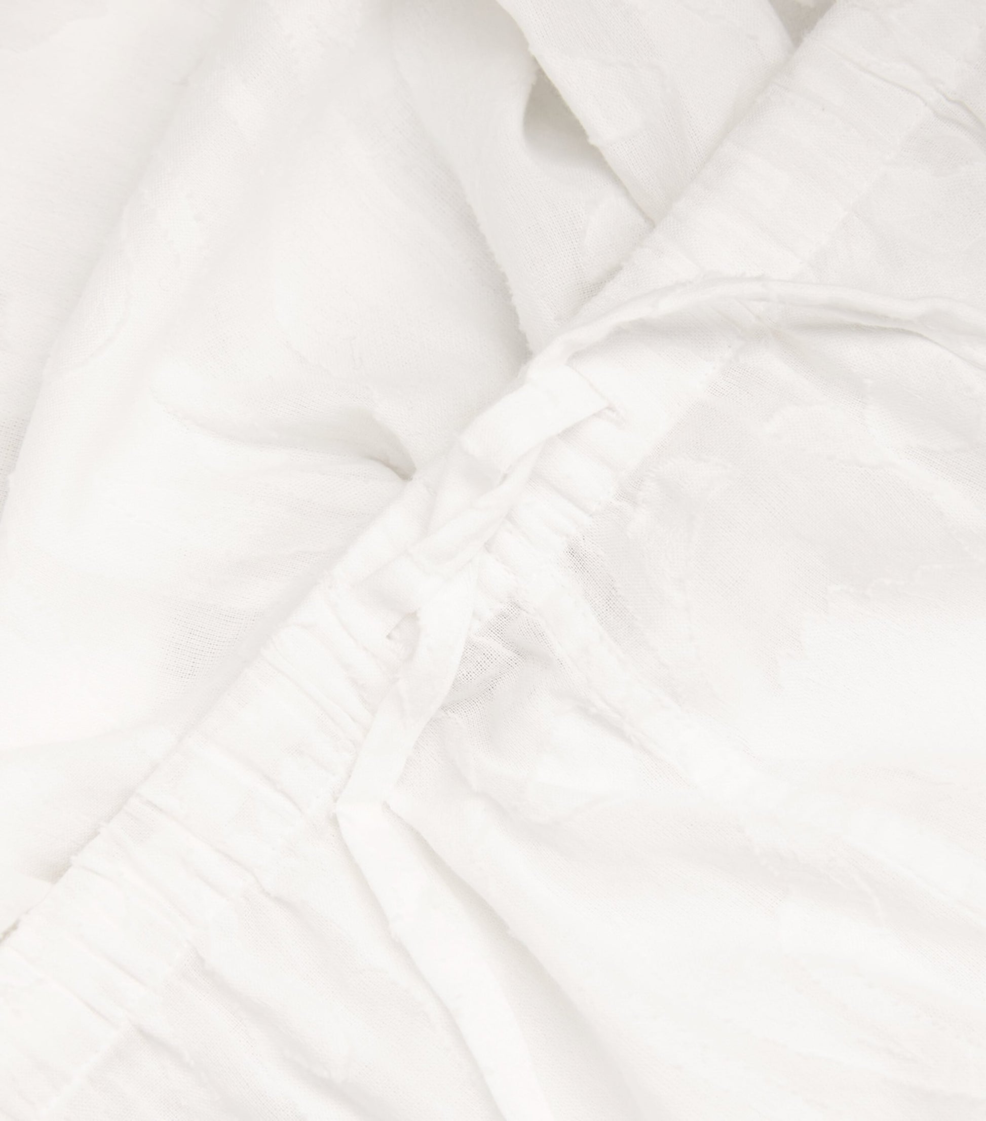 Desmond & Dempsey Ivory Floral Jacquard Pyjama Trousers