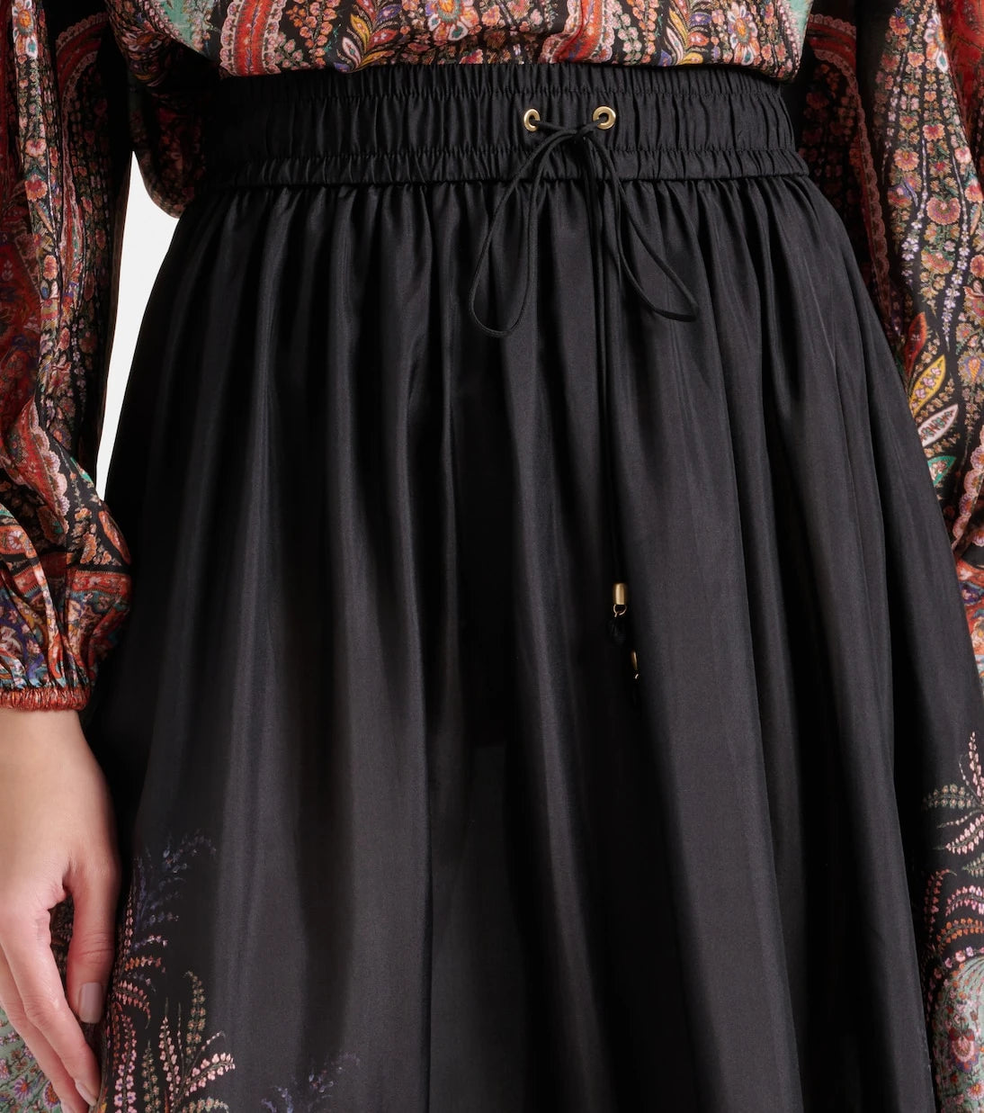 Zimmermann - Rhiannon ruffled silk maxi skirt