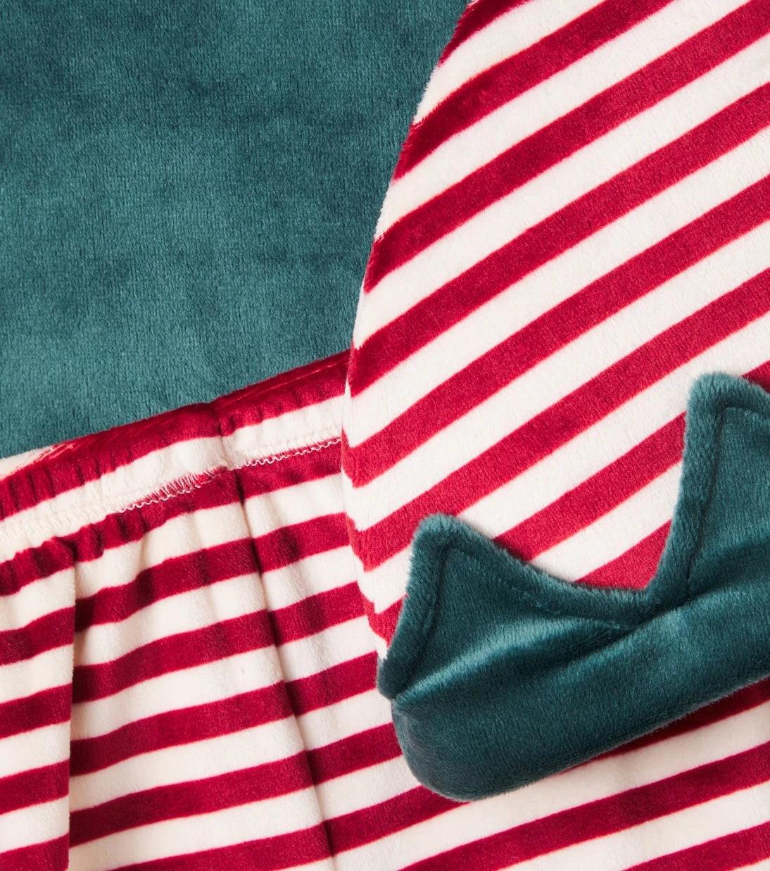 Konges Sløjd - Striped velvet top, pants, and hat set