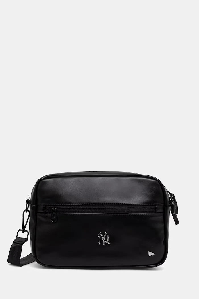 New Era suni deri omuz çantası CAMERA BAG NYY