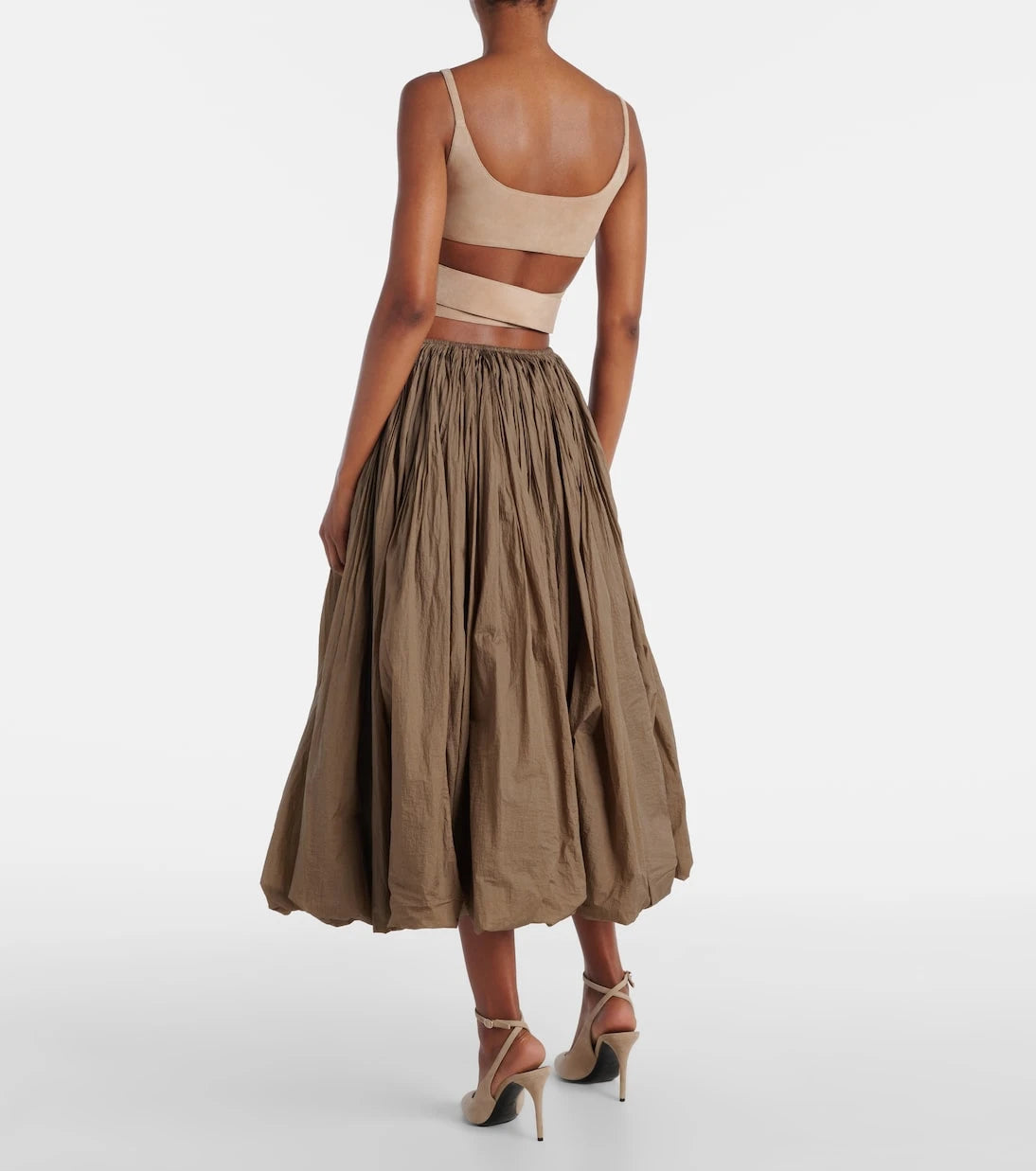Alaïa - تنورة ماكسي منفوشة بقصة البالون