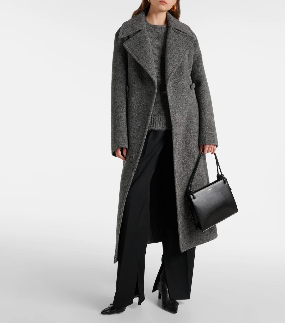 Jil Sander - سترة من مزيج الألبكة والصوف