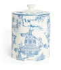 Bone China Toile Tea Caddy