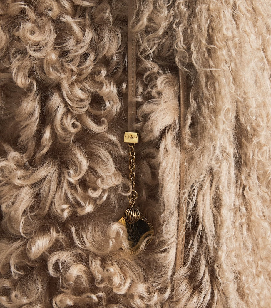 Brown Cashmere Longline Coat