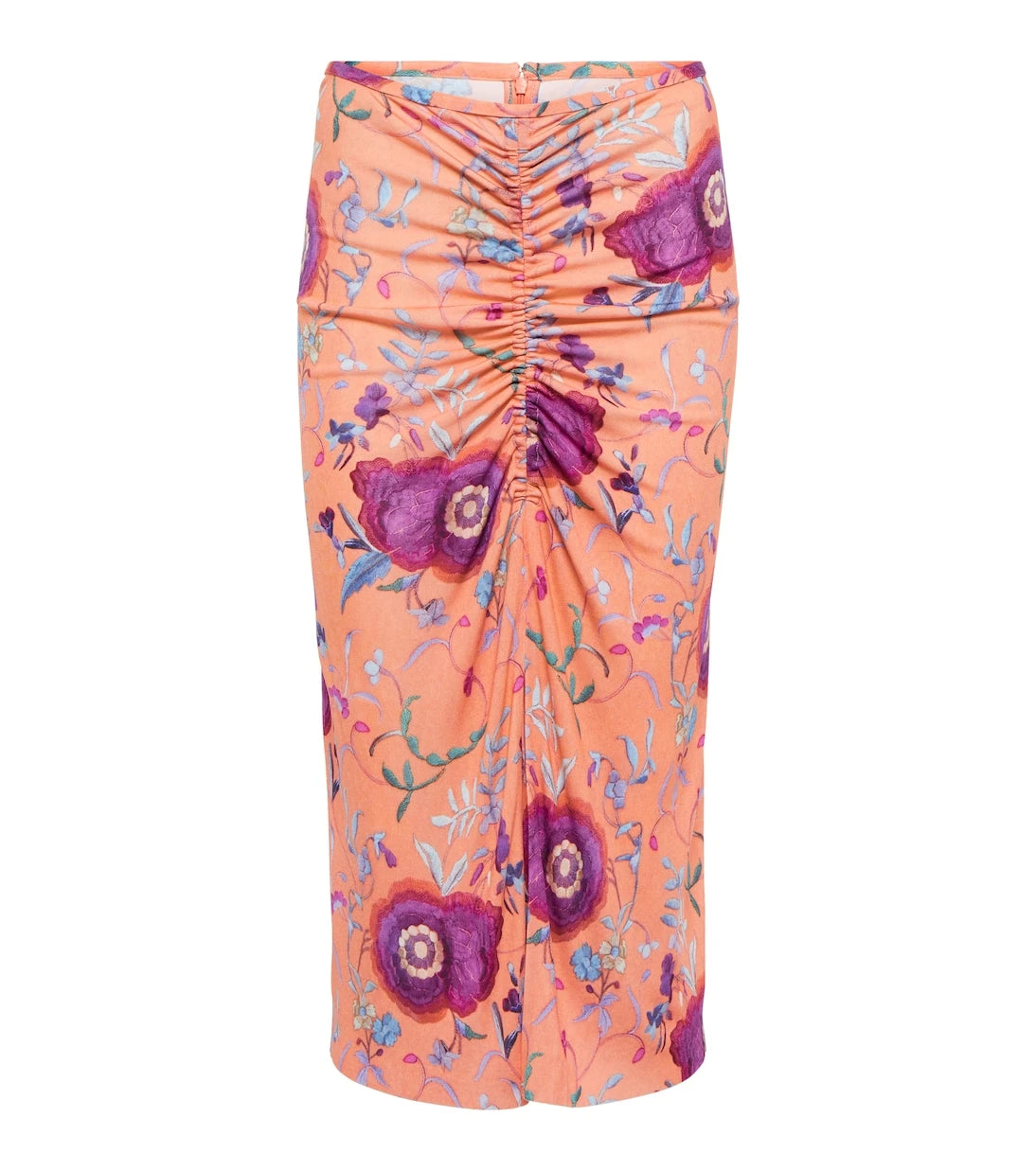 Isabel Marant - Joella floral ruched midi skirt
