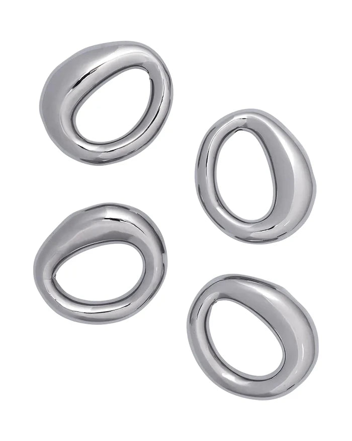 Ferm Living porselen peçete halkaları 2,1 x 7,2 x 6,5 cm