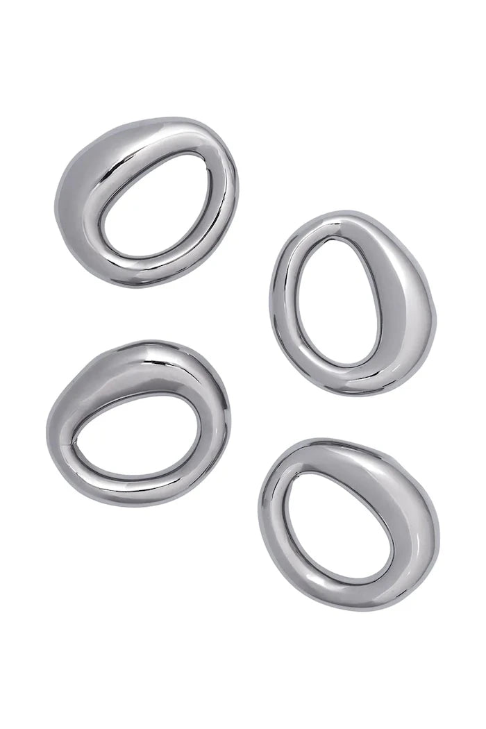 Ferm Living porselen peçete halkaları 2,1 x 7,2 x 6,5 cm