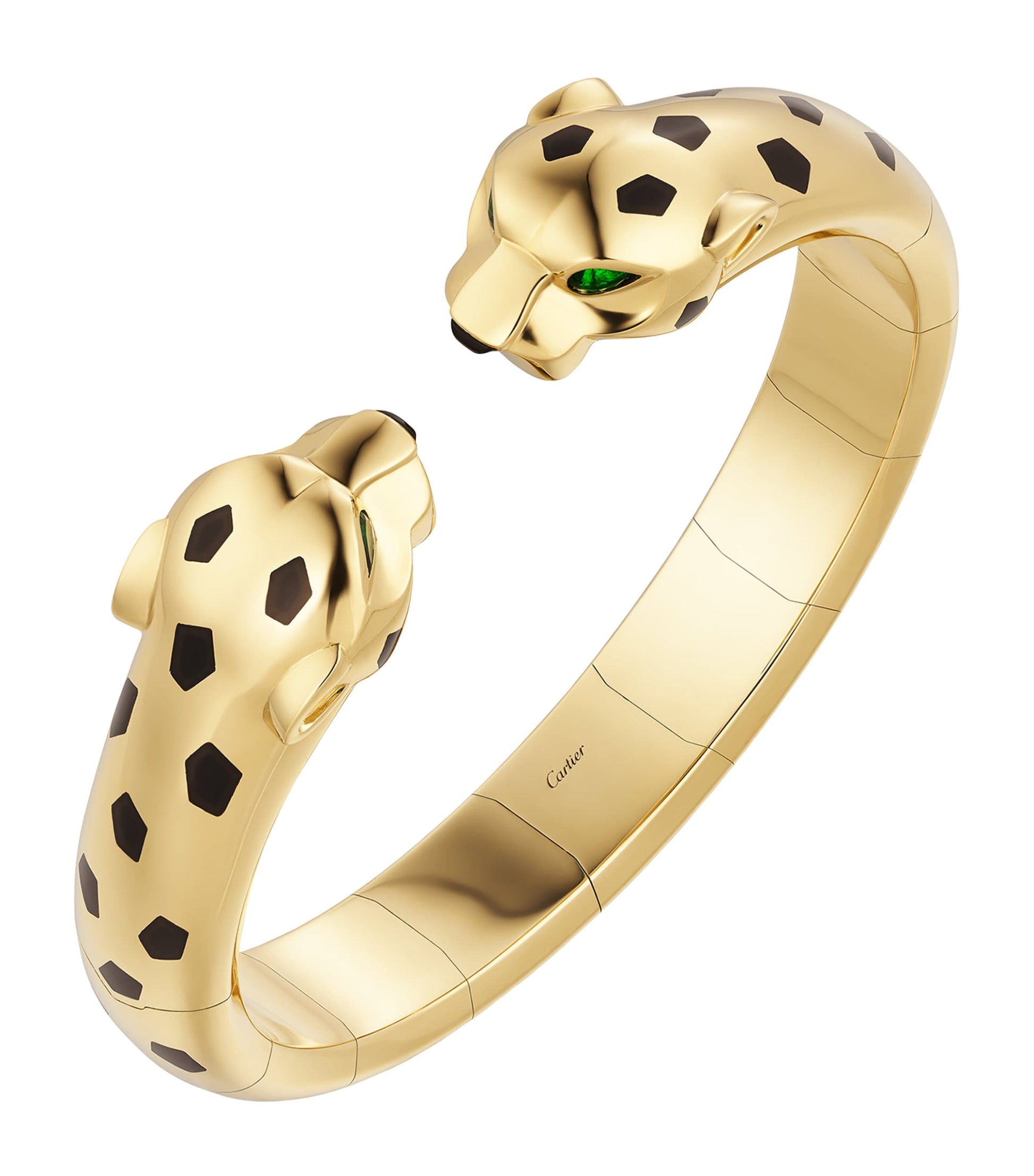 Yellow Gold, Tsavorite Garnet and Onyx Panthère de Cartier Bangle