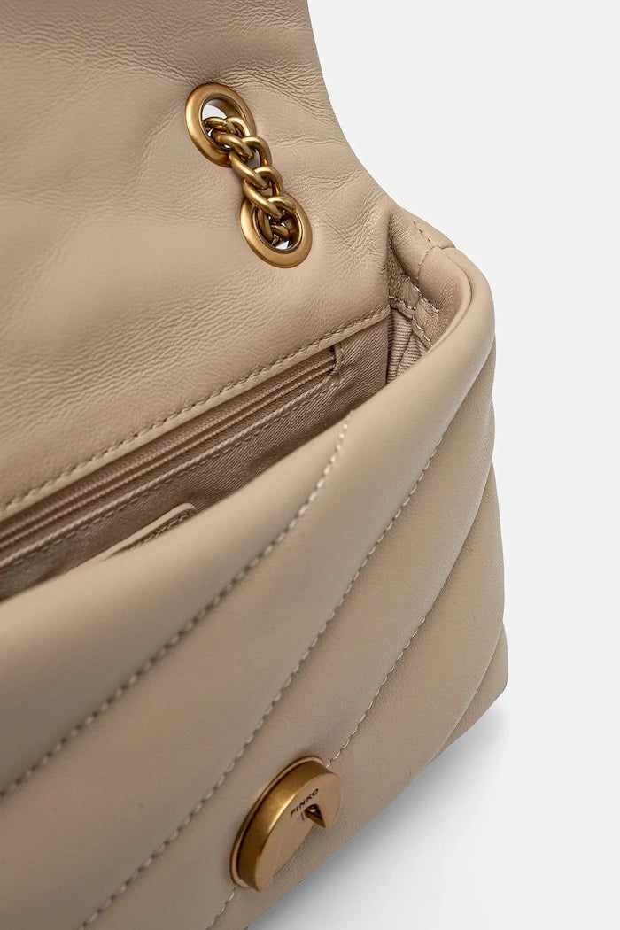 Pinko kadın deri crossbody çanta