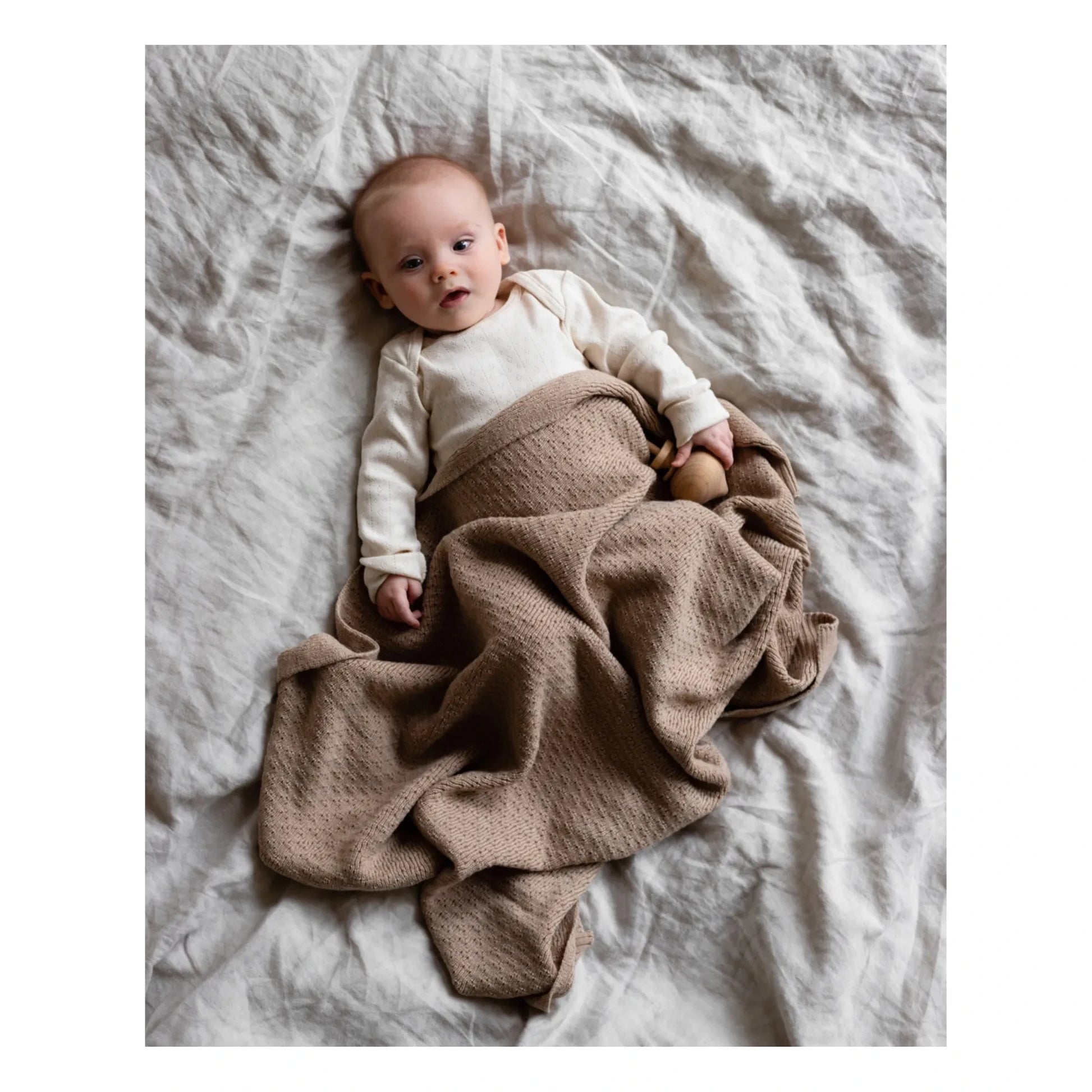 Hvid - Dora Merino Wool Blanket | Sand