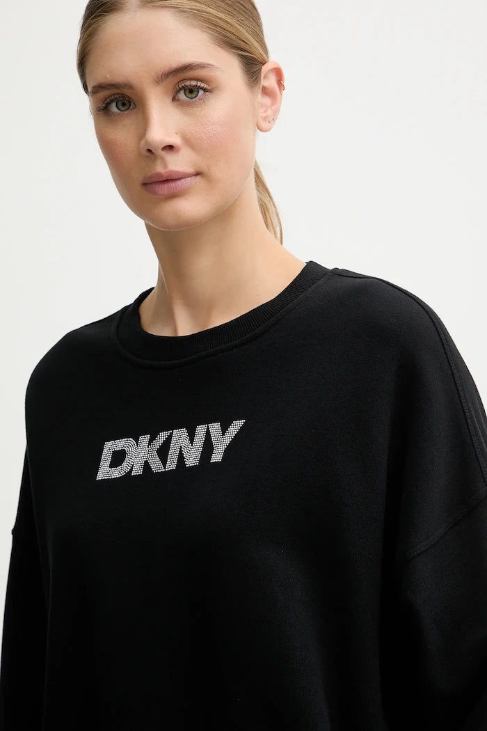 Pamuklu sweatshirt Dkny LOGO TERRY