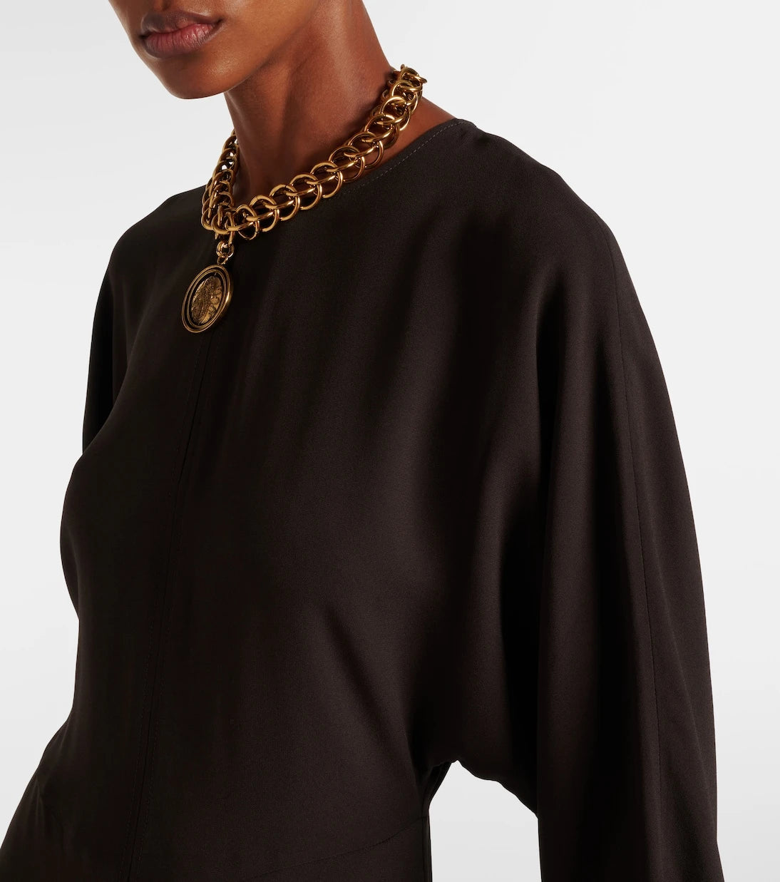 Joseph - Hills cutout crêpe midi dress