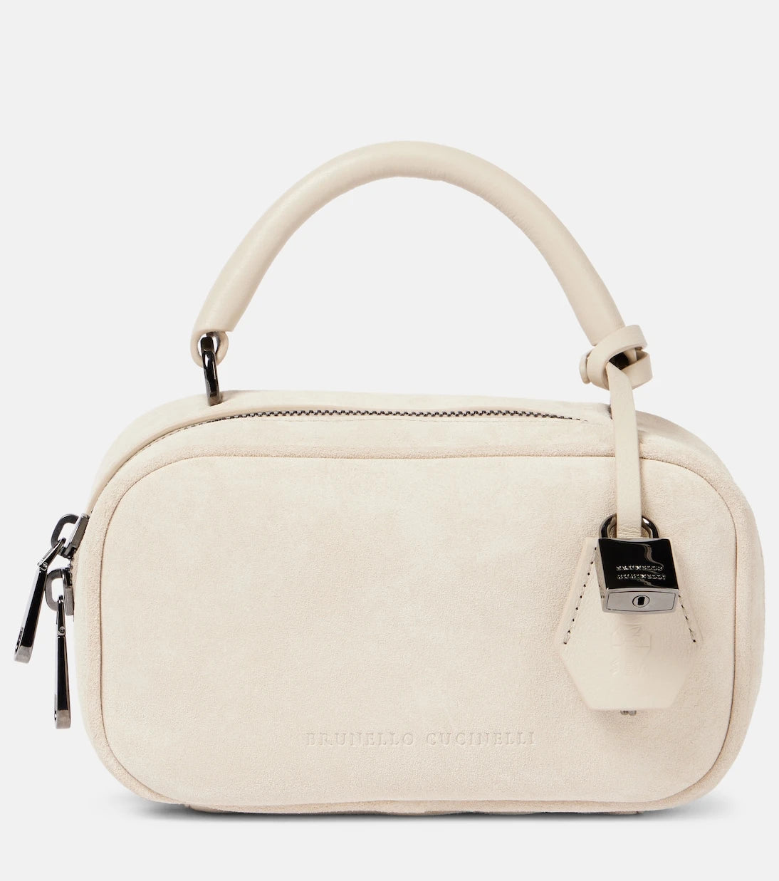 Brunello Cucinelli - Foulard Mini suede tote bag