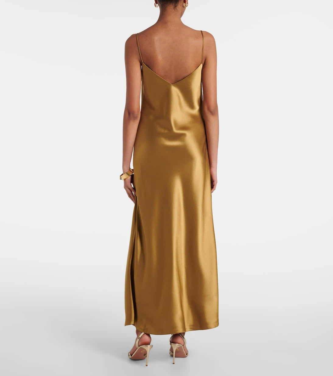 Galvan - Provence satin slip dress