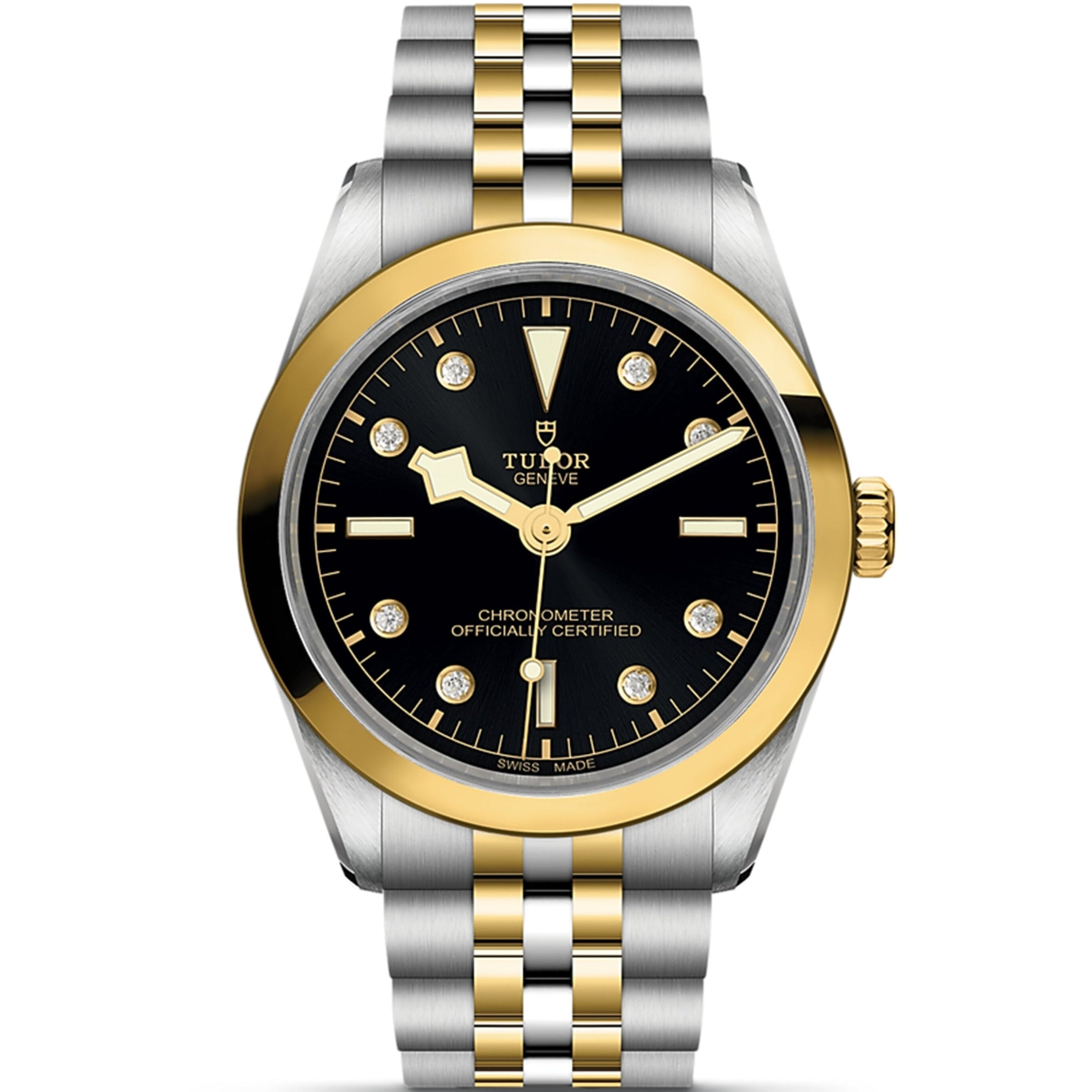 TUDOR Black Bay One Stainless Steel, Yellow Gold and Diamond Watch 36mm