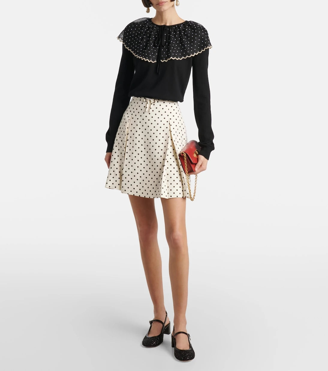 Gianvito Rossi - Leather-trimmed slingback pumps