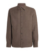 Brown Wool Chelsea Overshirt