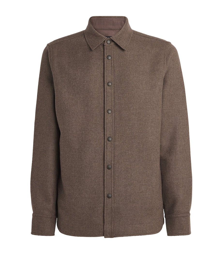 Brown Wool Chelsea Overshirt
