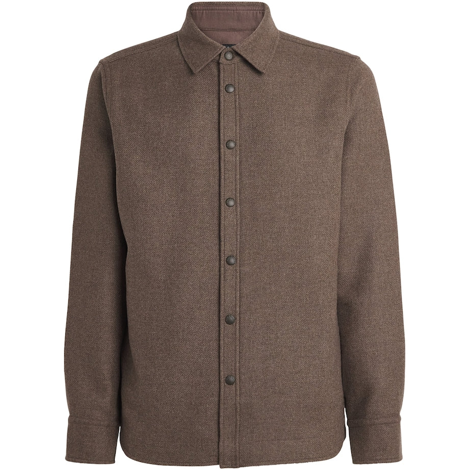 Brown Wool Chelsea Overshirt