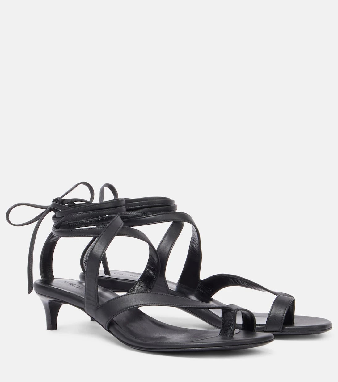 Khaite - Aimee 35 leather sandals
