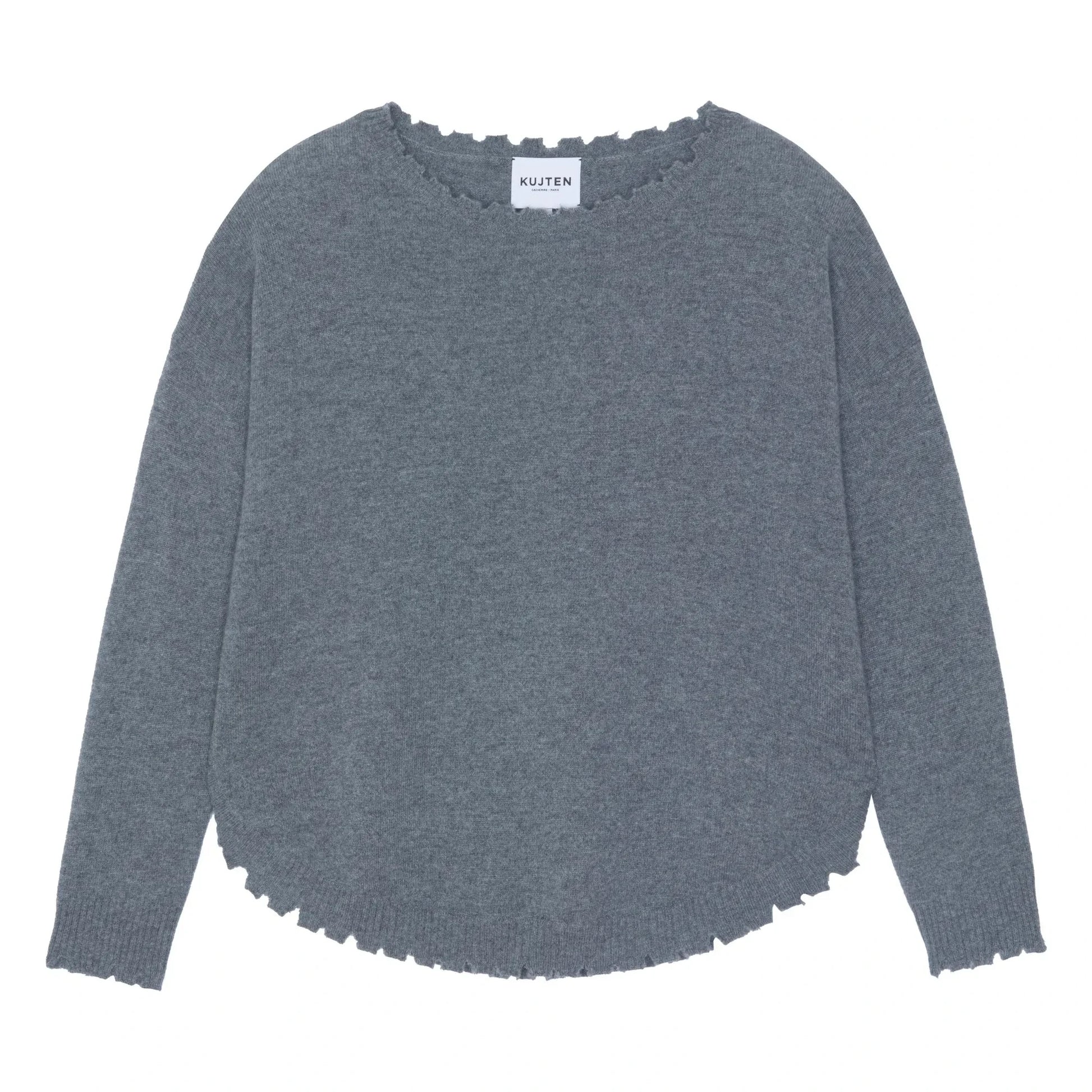 Kujten - Mela Cashmere Sweater | Grey