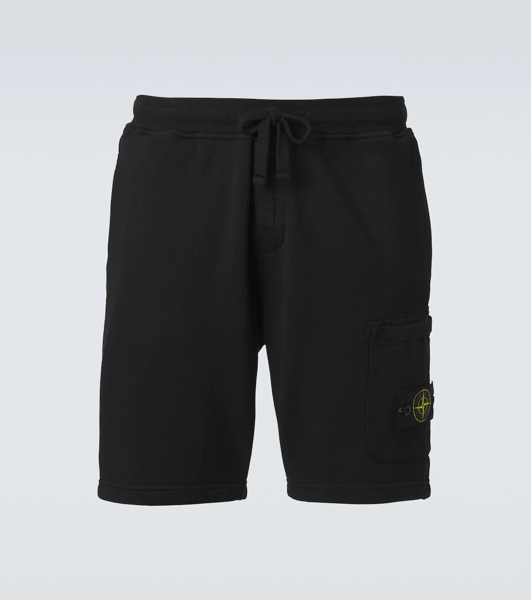 Stone Island - Compass cotton shorts