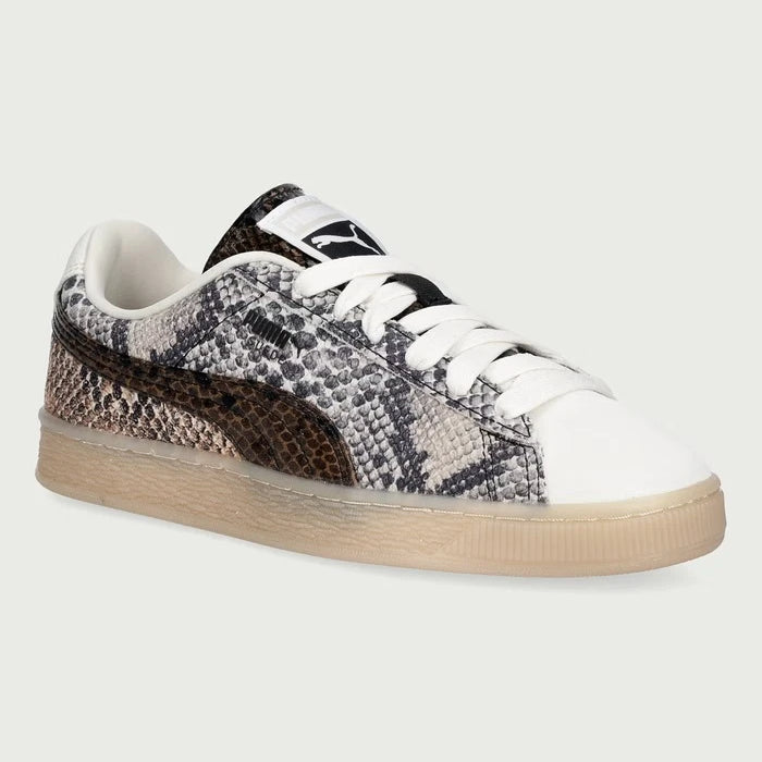 Suede Snake kadın deri spor ayakkabı